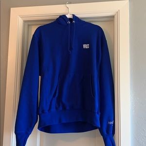 VFILES Blue Sweatshirt Hoodie